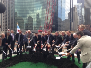 The official Wolf Point West groundbreaking.