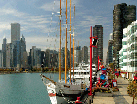Navy pier Downtown Chicago USA