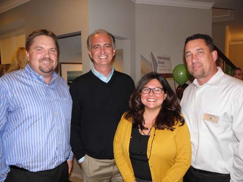 Rick Rieman (M/I Homes), Jeff Cesario (Private Equity), Linda Holder and Jeff Schultz (Kinzie Real Estate Group)