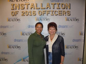 Tracey Williams (T. Baux Realty) and Dolores Zimmerman