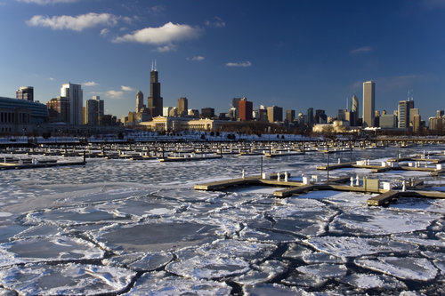 chicago-skyline-homes-housing-winter-lake-michigan-ice-snow