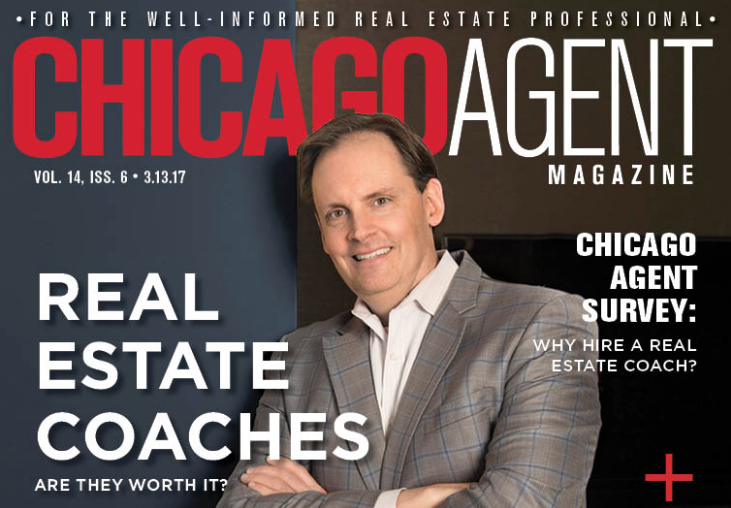 Chicago Agent Magazine's Coaching Issue cover features @properties broker and coach Matt Tiegler.