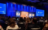 Soon-to-be Coldwell Banker CEO Ryan Gorman addresses attendees at the company's 2019 Leadership Summit.