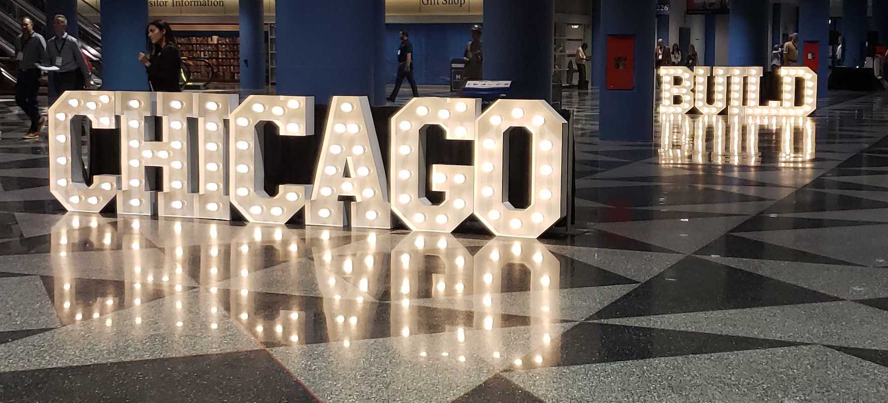 sign at Chicago Build Expo 2019